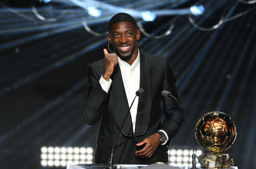 Paris Saint Germain's Ousmane Dembele is the current holder of the prestigious Ballon d'Or. PHOTO/https://www.facebook.com/OusmaneDembele.Fan