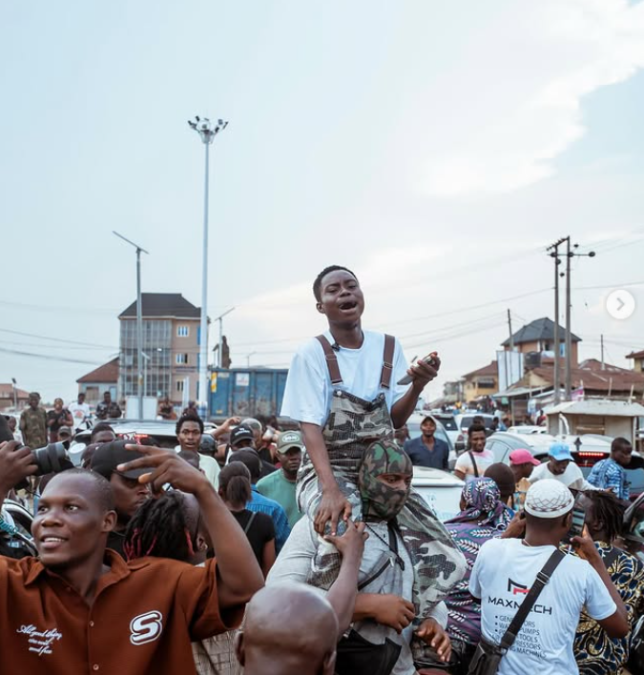 Nigerian streamer Peller during a past event. PHOTO/@peller/Instagram.