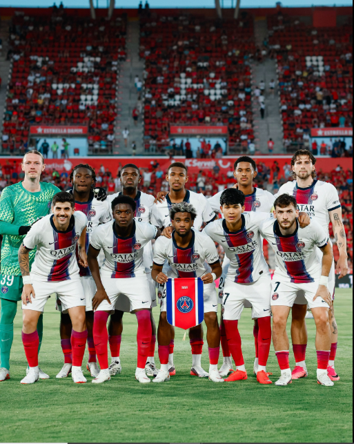 PSG in pre-season. PHOTO/https://www.facebook.com/PSG/photos