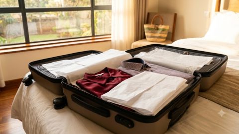 How to pack delicate clothes while travelling without creasing