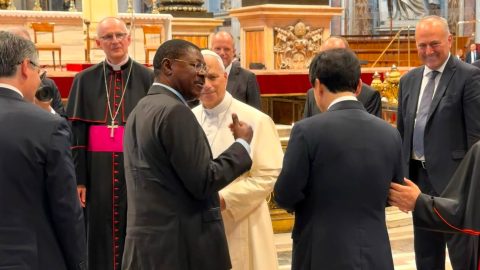 Papa wa Roma: Wetang’ula meets Pope Leo XIV during Papal Audience at the Vatican