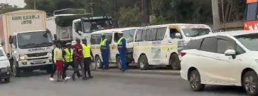 NTSA crackdown: Pedestrians arrested for ignoring Pipeline Transami footbridge