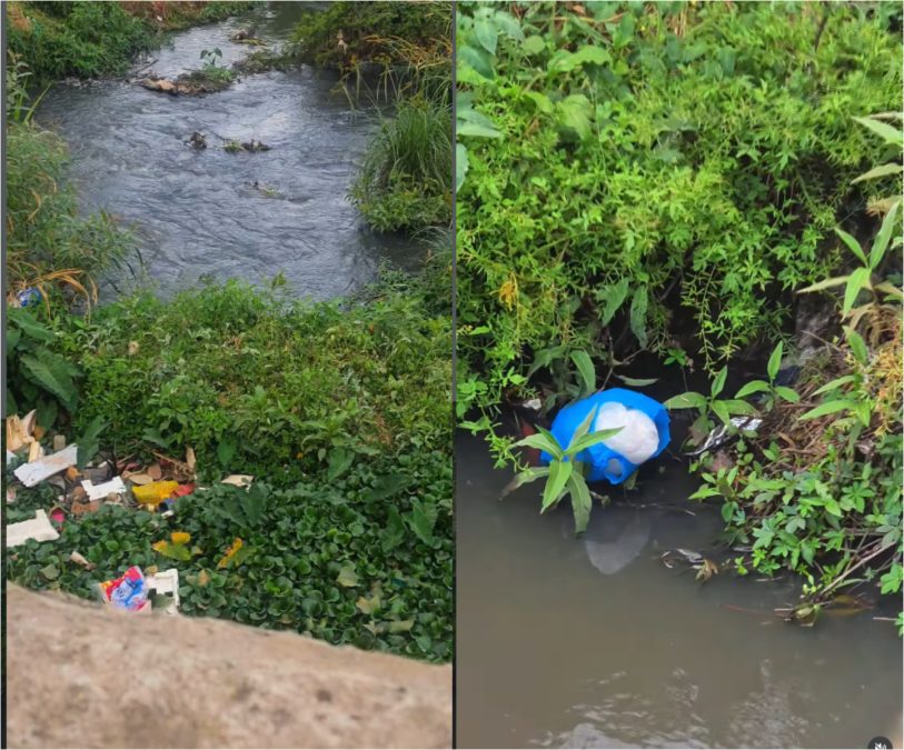 Polluted KIU river in Kahawa Sukari