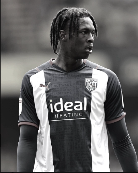 Quevin Castro in West Bromwich Albion colours. PHOTO/@TF_Assembly