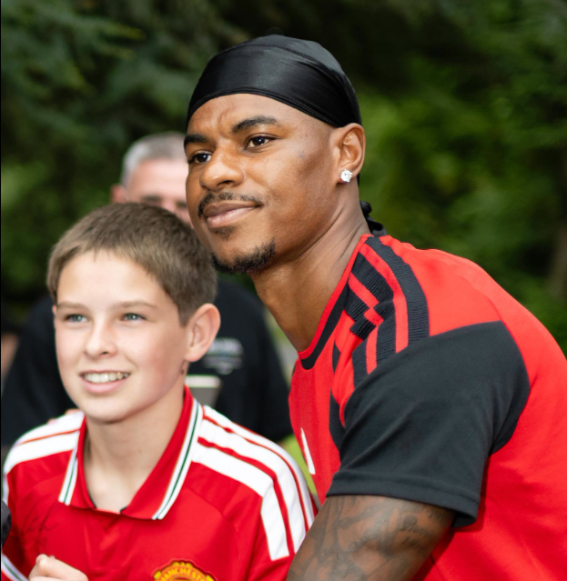 Marcus Rashford re-united with the Manchester United squad for pre-season in Ireland. PHOTO/https://www.facebook.com/manchesterunited