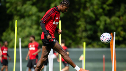 Marcus Rashford in training Ireland. PHOTO/https://www.facebook.com/manchesterunited