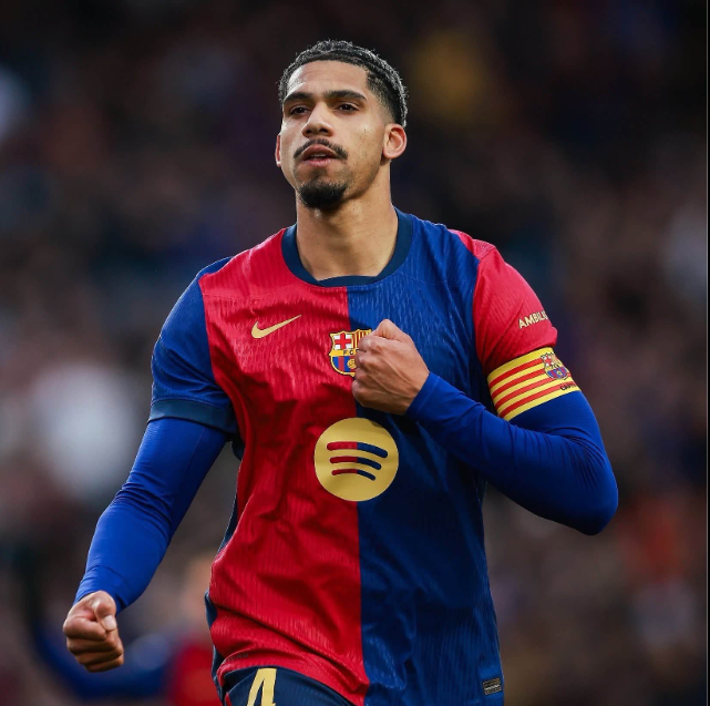 Barcelona defender Ronald Araujo. PHOTO/https://www.facebook.com/profile.php?id=61561333706278