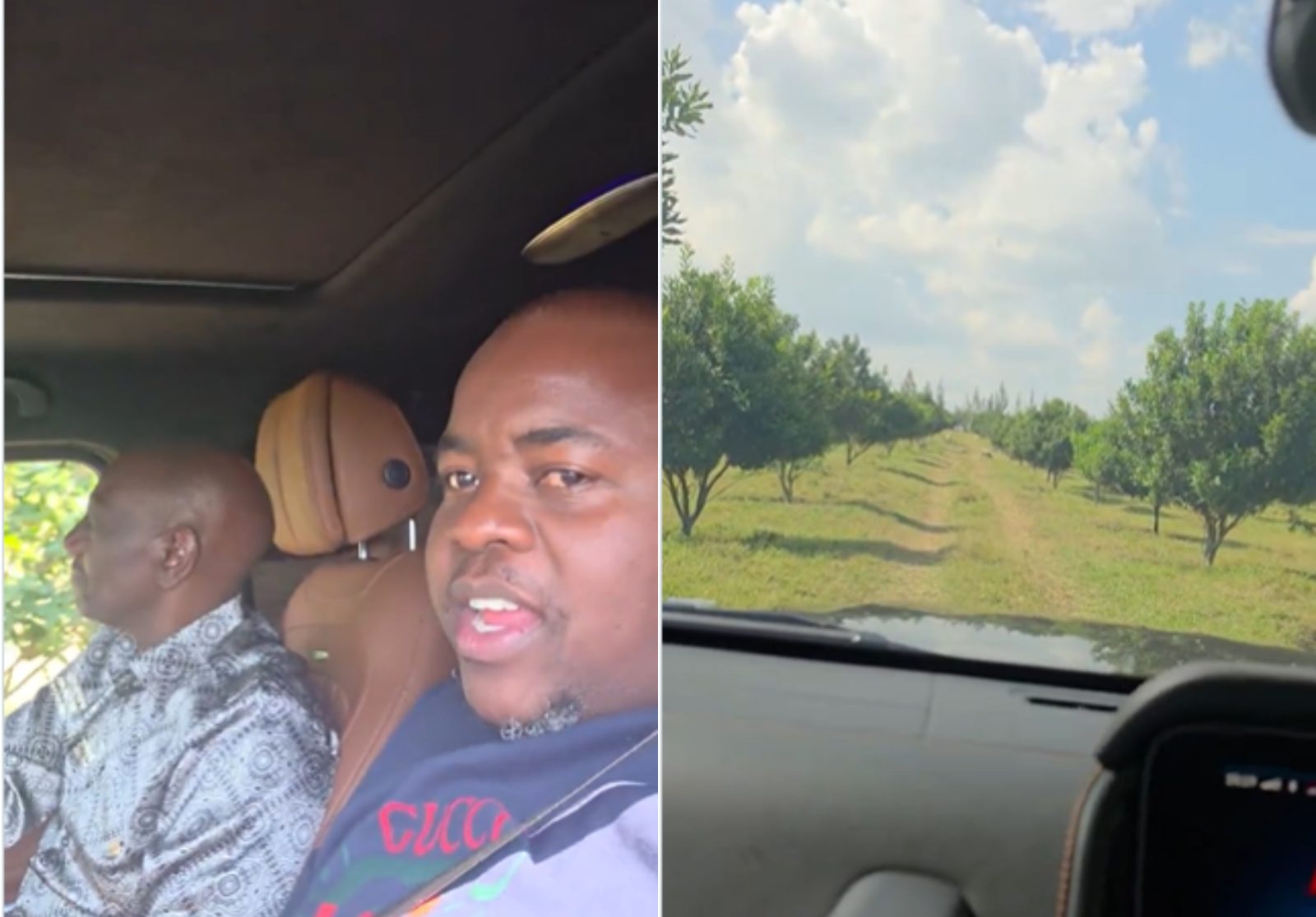 Wicknell Chivayo praises Ruto’s farming skills after macadamia farm tour