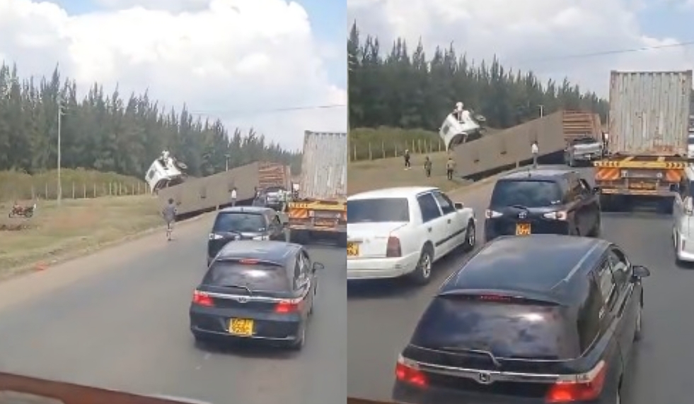 Multiple-vehicle accident causes massive traffic on Nakuru-Eldoret Highway