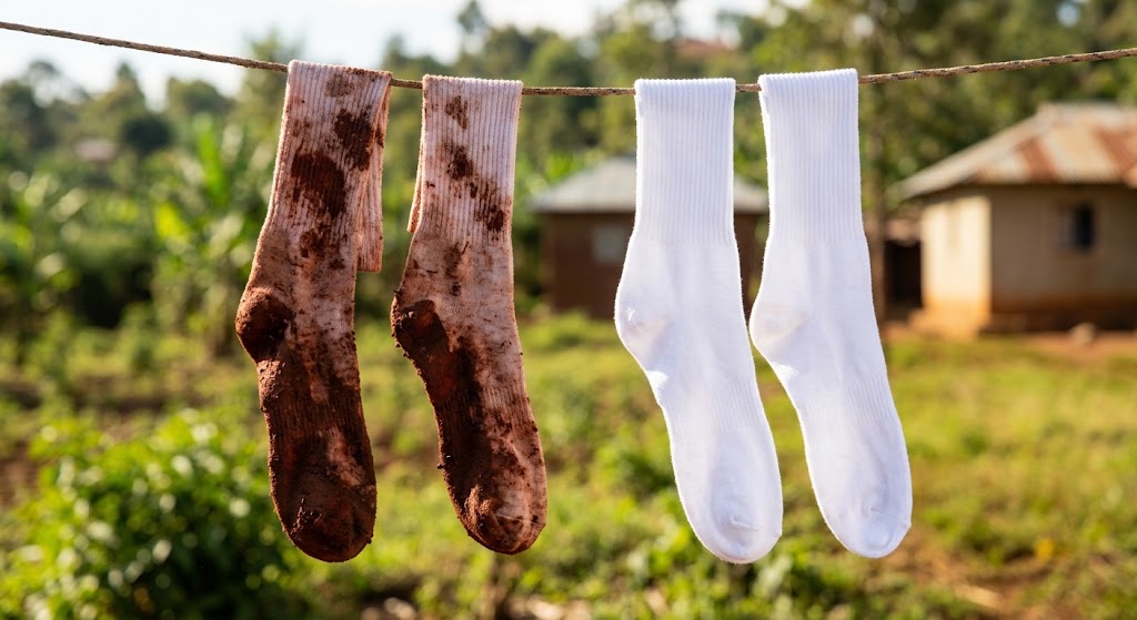 How to clean white school socks without ruining the fabric