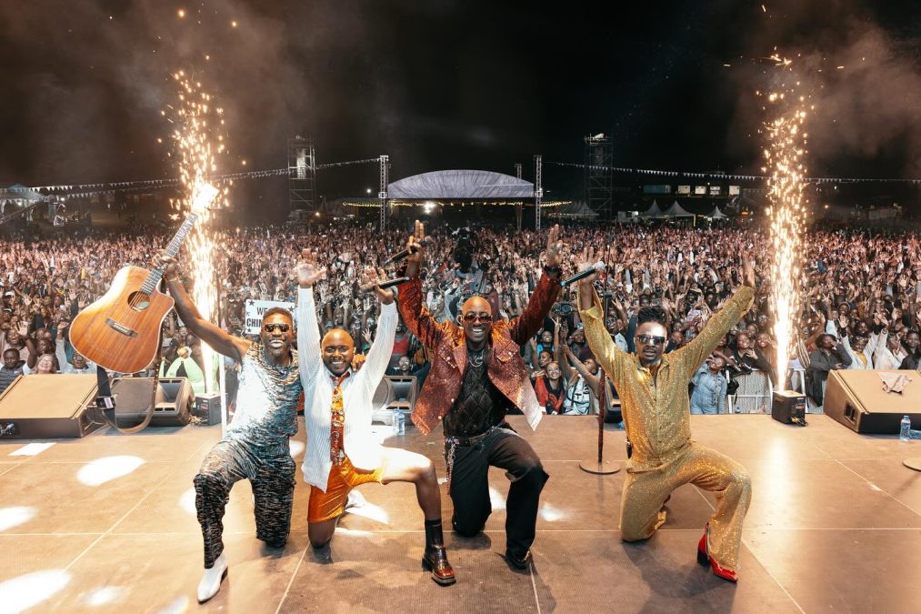 Sauti Sol during a past Solfest event. PHOTO/Solfest/Instagram