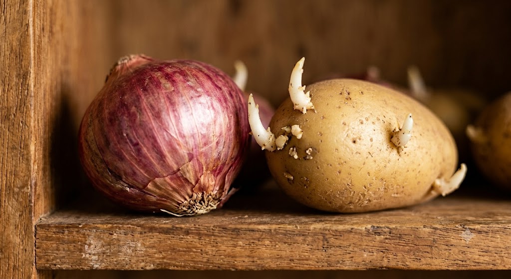 Why storing potatoes near onions makes them sprout faster