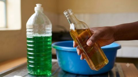 How to remove grease stains from cotton fabrics
