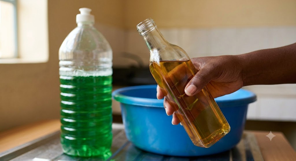 How to remove grease stains from cotton fabrics
