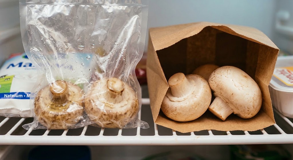 How to keep fresh button mushrooms firm and slime-free in your fridge