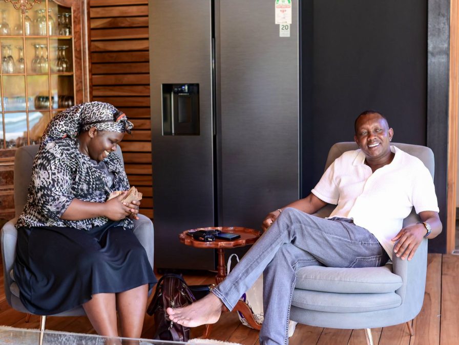 Oscar Sudi with Jemutai. PHOTO/https://www.facebook.com/riftvalleypoliticske