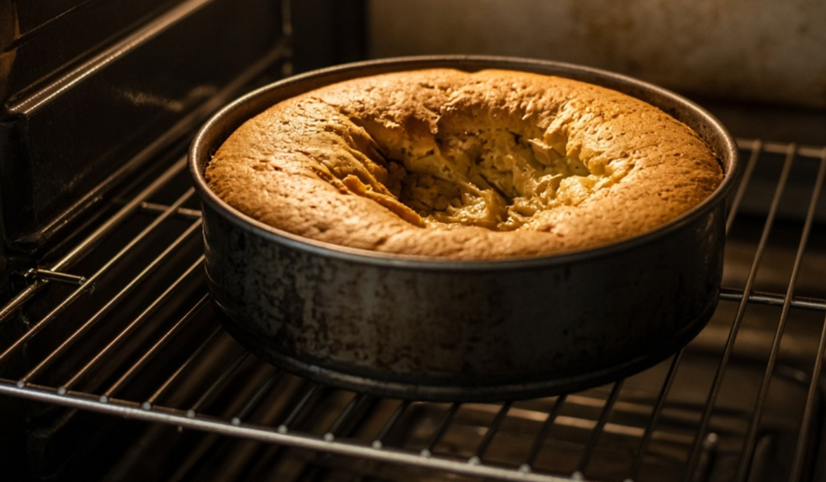 Why your cake sinks in the middle even when it looks perfectly baked