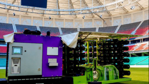 Talanta Stadium: Foreign experts begin stitching synthetic fibres into natural Monaco Bermuda grass