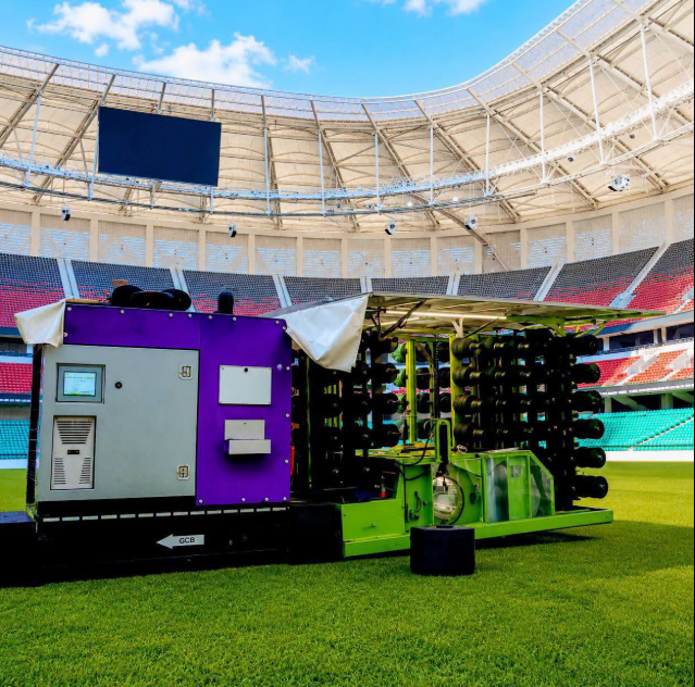 Talanta Stadium: Foreign experts begin stitching synthetic fibres into natural Monaco Bermuda grass