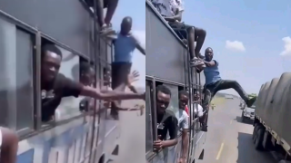 Video captures TUM students hanging from bus before deadly Kisumu crash