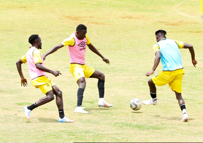 Tusker FC players in training ahead of their FKF Super Cup encounter with Gor Mahia on Sunday, August 23, 2026. PHOTO/https://www.facebook.com/Tuskerfootballclub/photos