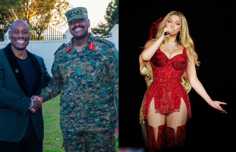 Hollywood actor Tyrese Gibson promises to introduce Muhoozi to his crush Beyoncé
