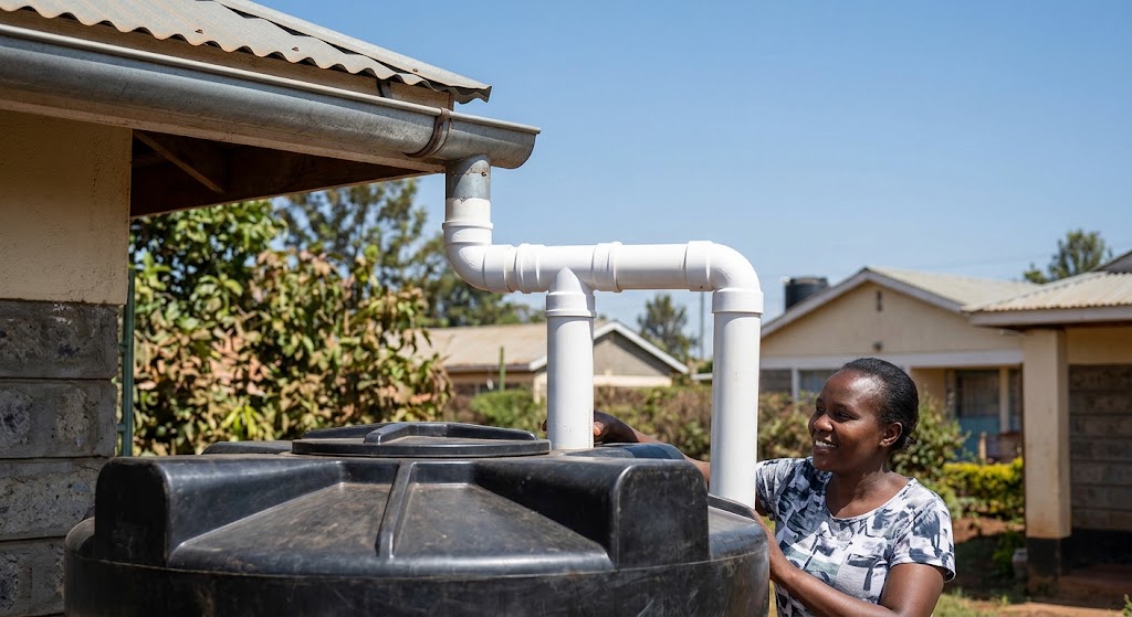 How a PVC pipe can keep water tanks clean during rains