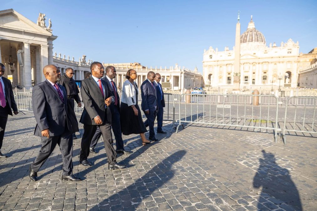mMoses Wetangula attending Papal audience at the Vatican. PHOTO/https://www.facebook.com/SpeakerMosesMasikaWetangula
