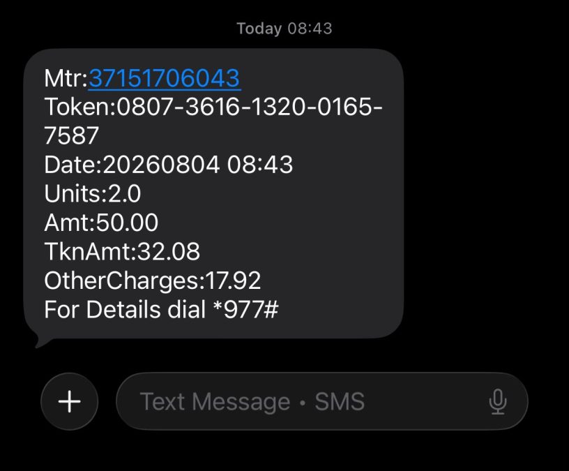  A successful token purchase on a Tuesday morning. PHOTO/K24 Digital