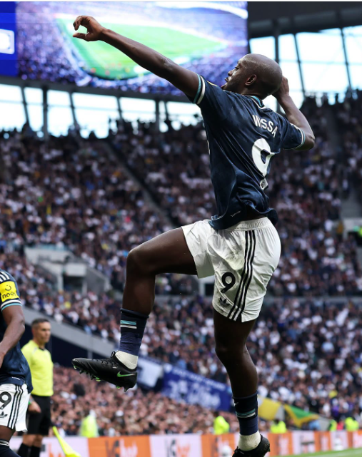 Yoanne Wissa celebrates his goal against Tottenham Hotspur on Saturday, August 29, 2026 at the Tottenham Hotspur Stadium. PHOTO/https://www.facebook.com/newcastleunited/photos