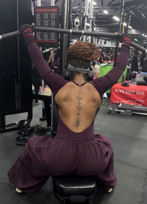 A woman working out at the gym. PHOTO/Ascah Mwango