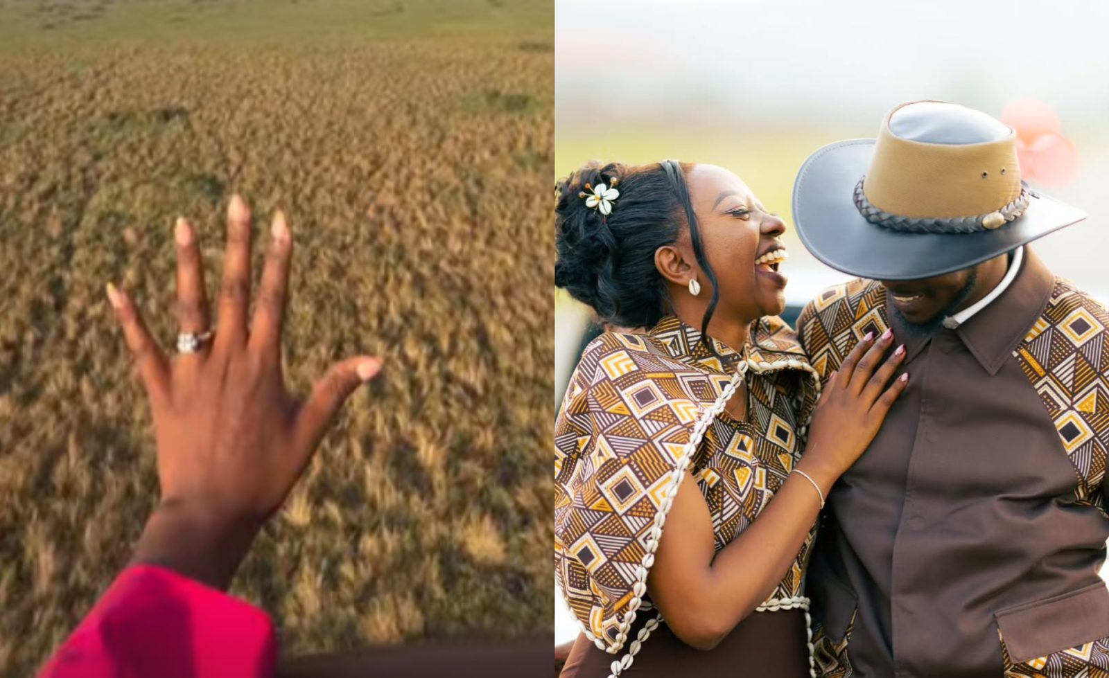 Isaya Yunge shares moments from his romantic proposal to Charlene Ruto