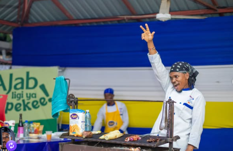 Mombasa chef Yusuf Garani completes 130-hour barbecue marathon in historic Guinness record bid