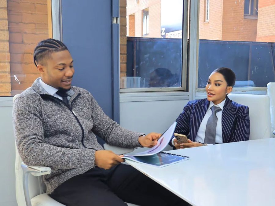 Zari Hassan with her son Pinto Tlale. PHOTO/@zarithebosslady/Instagram