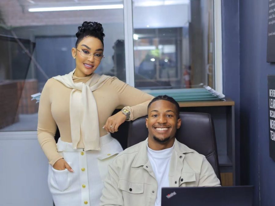 Zari Hassan with her son Pinto Tlale. PHOTO/@zarithebosslady/Instagram