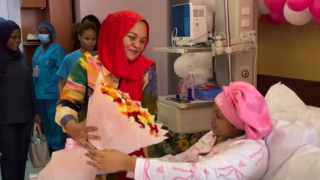 Zanzibar First Lady visits Zuchu and Diamond after birth of their baby