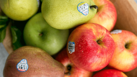 Why apples sold in supermarkets have unique stickers