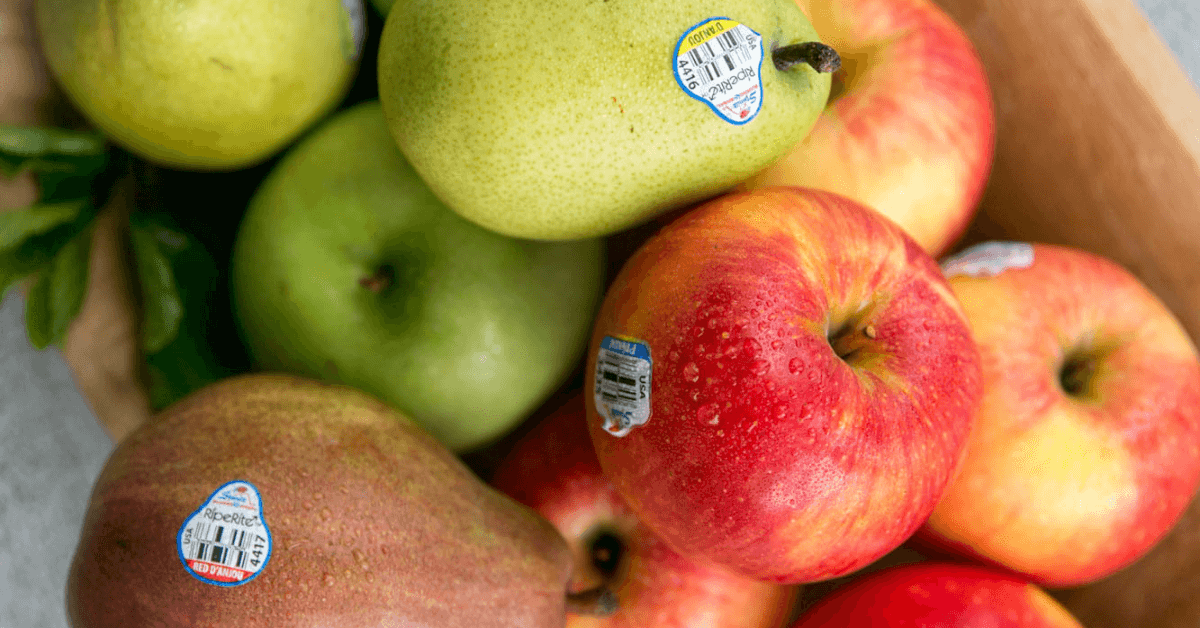 Why apples sold in supermarkets have unique stickers