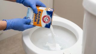 Sprinkling baking soda around the toilet: Why it is recommended
