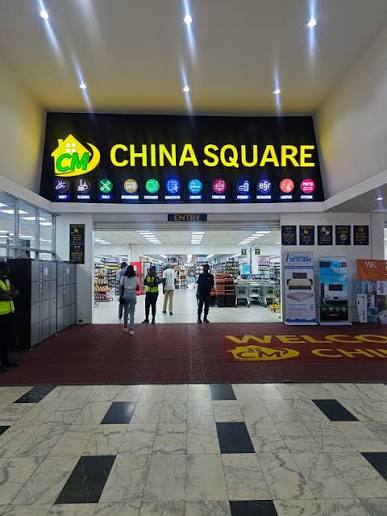 Entrance picture of China square in Nairobi