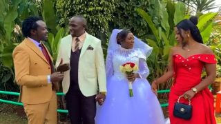 Diana Bahati overjoyed as their long-serving pastor marries in beautiful church wedding