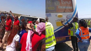 ‘Comrades Power!’ Students protest after officers remove their bus number plate during Gilgil crackdown
