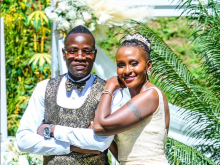 Esther Musila with her husband Guardian Angel.