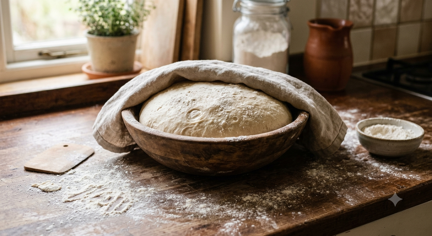Why resting dough before cooking affects the final texture