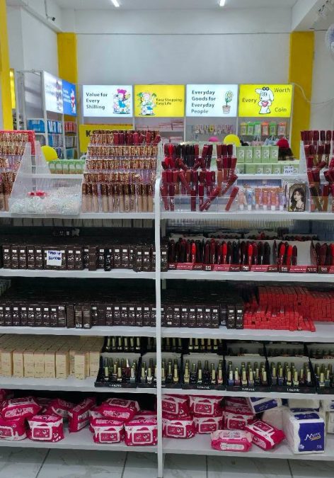 shelved items at Mia Duck Kitengela