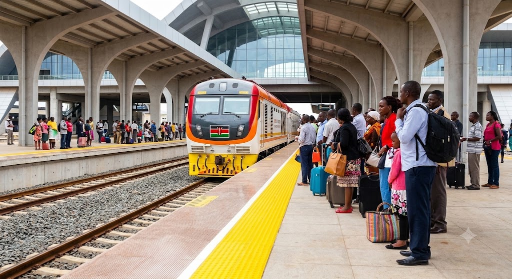 Why you should always stay behind the yellow lines at SGR stations
