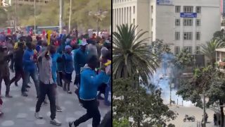 Chaos in Nairobi CBD as police fire tear gas at protesting traders