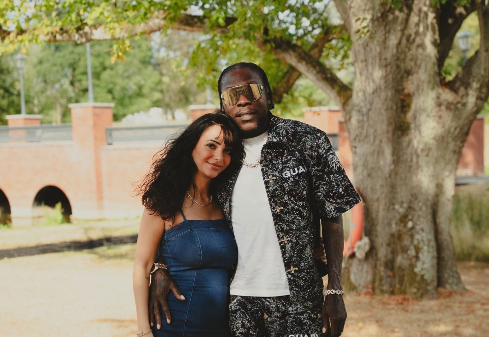 Dancehall singer Vybz Kartel and fiancée Sidem. PHOTO/@vybz kartel/Instagram
