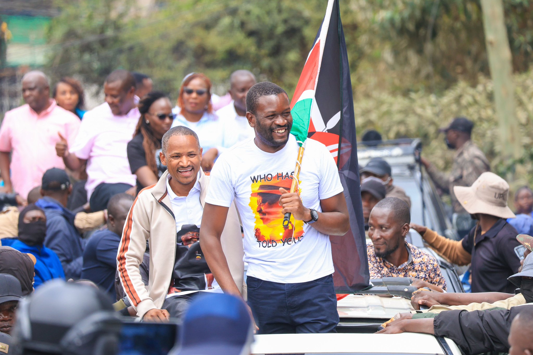 Young girl living with rare condition steals show with moving poem at Linda Mwananchi's Jacaranda rally