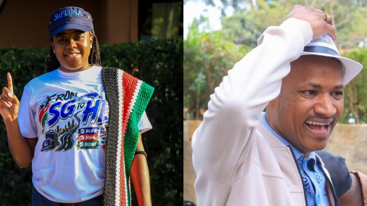 Abbie Zuena showers Babu Owino with praise, calls him mentor and friend
